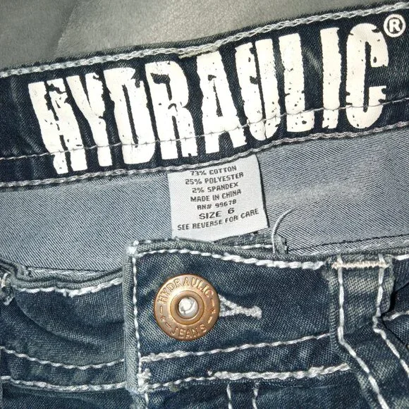 HYDRAULIC Skinny Jeans Sz 6 - Picture 1 of 3